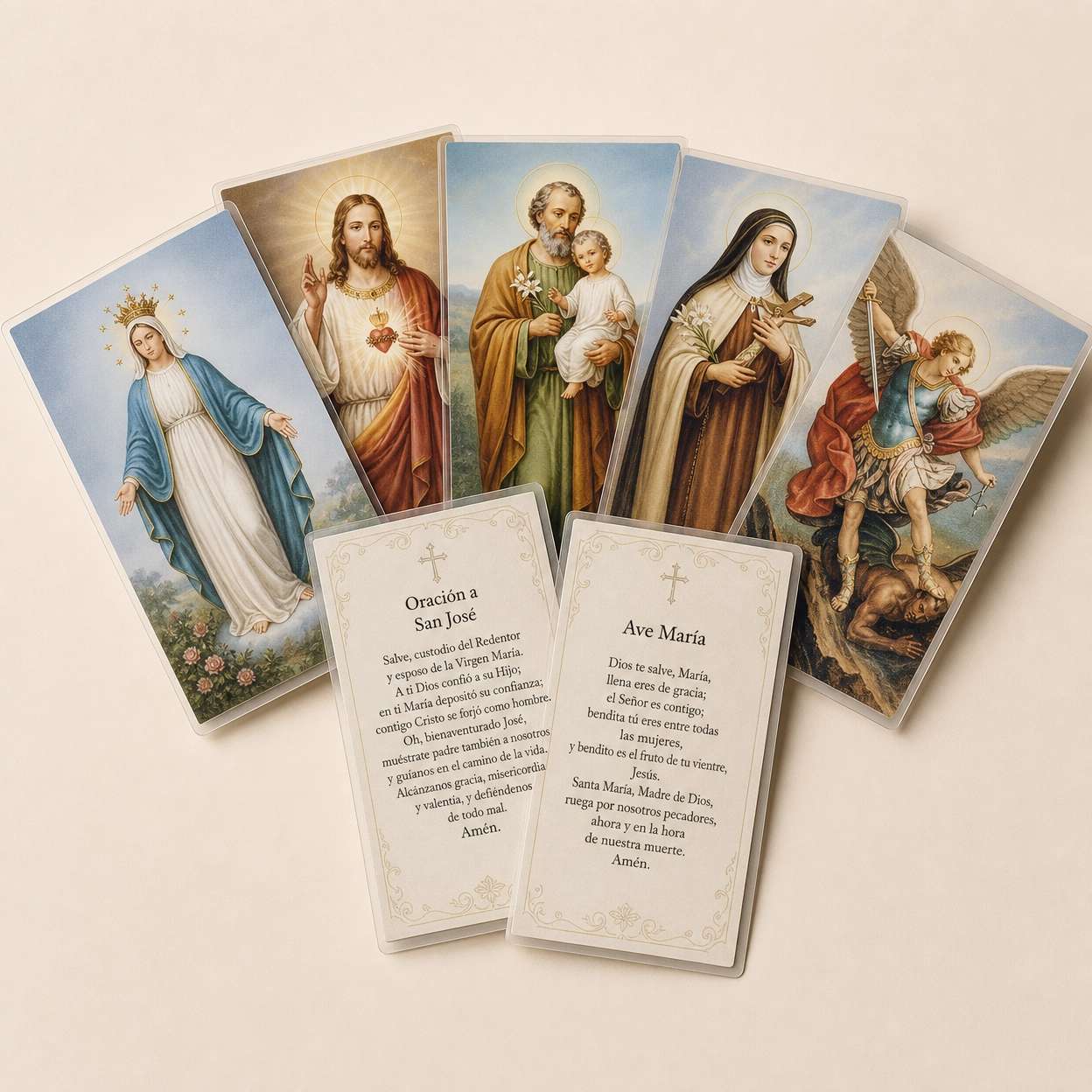 ESTAMPA CON ORACIÓN 7X11 CM