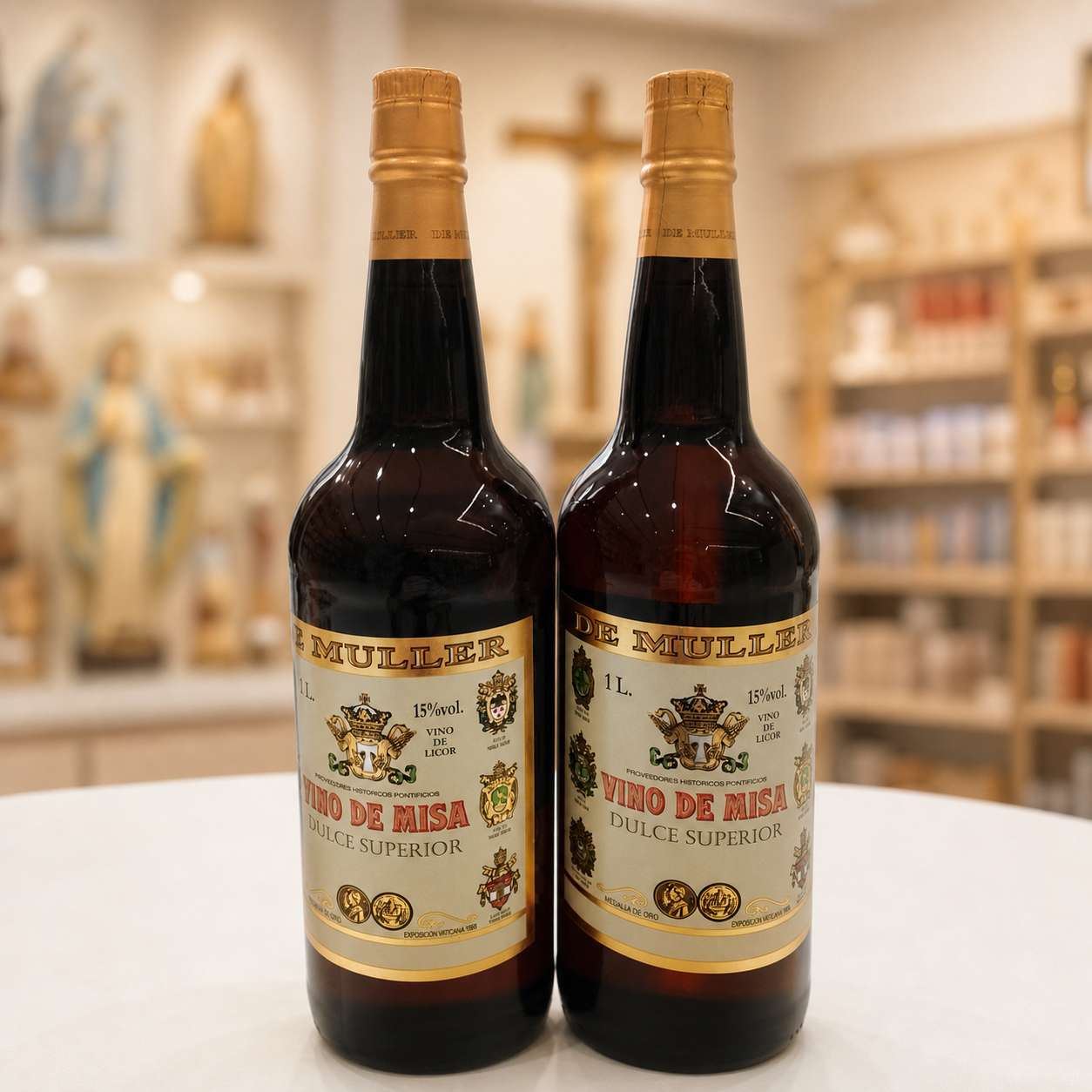 VINO DE CONSAGRAR DULCE 1 LITRO.